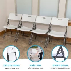 Pack 4 Sillas Plegables Blancas Lifetime -Tienda de muebles de jardín 825caf5e713406bbf89d3399aaa73b6703454b0e 5ee95972b80f4b8f8d17f54f78fb4244