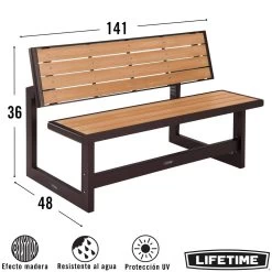 Banco Convertible En Mesa Color Madera LIFETIME -Tienda de muebles de jardín 8353748b12d9ed842163275a1ae02b5f904d7743 0eb660cb04be4f178dc9b520546c6f2a