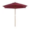 Outsunny Sombrilla Parasol De Madera Ø250x230cm Para Exterior Con 6 Varillas Sistema De Cuerda Con Fijación Desmontable Portátil Fácil De Guardar Y Transportar Granate -Tienda de muebles de jardín 8384d1822d0ae2016b95289c034055029c4e1530 5e931a5ed3e342fc880abb8c3a1e5715