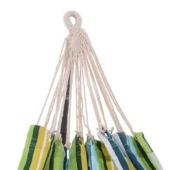 Outsunny Hamaca De Algodón Para Jardín 200x150 Cm Hamaca Colgante Portátil Carga Máx. 180 Kg Para Acampar Piscina Camping Rayas Multicolor -Tienda de muebles de jardín 8395561550b0c38258d5a2364ac889afdaf33945 bea85418f0884673bc24b316365f3f73