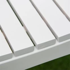 Outsunny Banco De Madera Maciza Exterior De 2 Plazas 123x61x89,5 Cm Banco De Jardín Con Respaldo Decorativo Y Reposabrazos Para Terraza Balcón Patio Carga 250 Kg Blanco -Tienda de muebles de jardín 83bd0e6996a363e595a686d12e9e7b48389ef0e2 ec9753c77d644e5fbc527f7ec551dbef