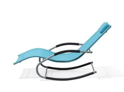 Tumbona De Jardín Mecedora Azul CARANO -Tienda de muebles de jardín 83c18397a378bf2422856610db20630ed8d2ba30 d3489e4695324faaaa39d3c47393cf51