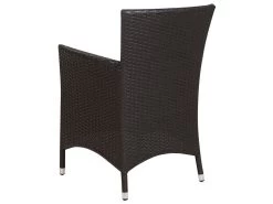 Conjunto De 2 Sillas De Jardín De Ratán Marrón Oscuro/blanco Crema ITALY -Tienda de muebles de jardín 84a964bd99f635e842c94dfa9a33e10120fd65c5 c2e4affbebd0459194062d81df51daac