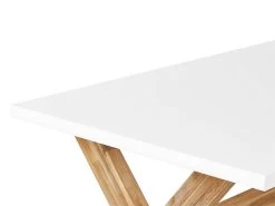 Conjunto De Mesa Con 2 Bancos, Blanco/madera Clara OLBIA -Tienda de muebles de jardín 863268f92224aa1f013fd39ed4ab43c1fce3b466 5cacfa2493b14b47afccb4863d189081