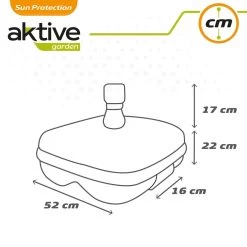 Base Para Sombrilla Cuadrada Antracita 33-48 Mm Aktive -Tienda de muebles de jardín 877053daa5aa5007e99c867baabda8357ae77cd3 e7571e6c92a24d72b051904f1b1c176a