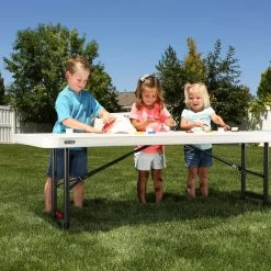 Mesa Plegable Ajustable En Altura LIFETIME 183x76x61-91 Cm -Tienda de muebles de jardín 883ae6c0b2e01988cc4aec9d6f32a9c5baed6b16 ac7c7059b4a341b0bde38ced23db5e3f