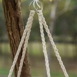 Outsunny Silla Colgante Redondo De Ø60 Cm Silla Hamaca Columpio Con Cojín Y Cuerda De Algodón Para Interior Y Exterior 80x80x42 Cm Beige -Tienda de muebles de jardín 891db94e4eb77f9cb1ee140b0828c2c4ba7e4521 1750e182243f4256968b5caac3a10e52