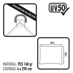 Toldo Sombreo Rectangular Aktive Gardencolor Blanco -Tienda de muebles de jardín 8964c572e2c653e1d5042a1c07cd60d32b5c7926 4715a305f29b44df97a8c32f28d33921