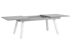 Mesa De Jardín Extensible De Metal Gris Claro/blanco 175/255 X 100 Cm PERETA -Tienda de muebles de jardín 8ad112e662ecf7a9858aaccf0edad0dc6b1bddd5 e49dff917b4944838e908cc3226f4ea3