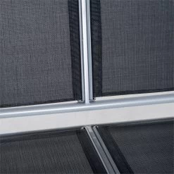 Outsunny Columpio Balancín Jardín De 3 Plazas Con Toldo Ajustable Respaldo Transpirable Y Marco De Metal Para Terraza Balcón Exterior Carga 240 Kg 171x108x154 Cm Negro -Tienda de muebles de jardín 8af71b91431ad99ea52b5f96ae22dfdde889054b 26c0b904213040caa907a1ccbd8ff935