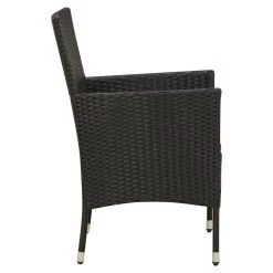 Juego De Comedor De Jardín 11 Pzas Con Cojines Ratán PE Negro VidaXL -Tienda de muebles de jardín 8b83c9113c436b9730936d66e78a0bb1f9694e3b 661b15b833714460ab9832291196a0df