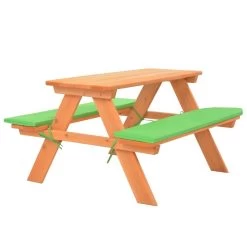 Mesa De Pícnic Infantil Con Bancos Madera De Abeto 89x79x50 Cm VidaXL -Tienda de muebles de jardín 8beeb6c84733345b1da4608873b11ae8d63b8753 8a306364350f443f95429907dc27e024