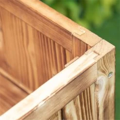 Outsunny Huerto Urbano De Madera 120x60x81 Cm Jardinera Elevada Para Cultivo De Plantas Flores Con Estante Inferior Para Jardín Terraza Exterior Carbanizado -Tienda de muebles de jardín 8d22ef7f7e8a5dfb5e6bc9f5be3a7a1ebccde4bb 0e5c8dee682542a5a53d77bb214efec2