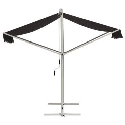 Outsunny Toldo De Pie Independiente 300x295x260 Cm Con Manivela Doble Cara Ángulo Ajustable Portátil Protección Solar Para Jardín Terraza Patio Gris -Tienda de muebles de jardín 8e939b7f1476e3a9f57d802c10e35c2c5d46b07b a37f4364bc9f4fe886d5736c6f01d1ee