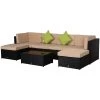 Outsunny Conjunto Muebles De Jardín De Ratán 7 Piezas Mesa Sofás Taburetes Con Cojines Lavables 2xSofá De Esquina 2xSofá 2xTaburete 1xMesa De Centro -Tienda de muebles de jardín 8eac9976538e9e2faae189b2737a0b0d7de3c7b4 32e0195c9df14a6d80a01fc73aa4d1d2