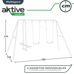 Columpio Doble Con Balancín Aktive Sports -Tienda de muebles de jardín 8ecee6592d99504be39679920f7989ae885dc0ed 506e1b84eea648dea8fea0d3ea4c9547
