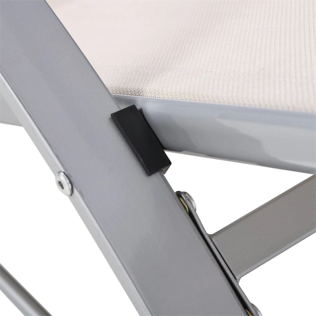 Outsunny 2 Tumbonas De Jardín 59x169x66 Cm Con Mesa De Café 41x41x45 Cm De Vidrio Templado Reposabrazos Para Patio Piscina Terraza Aire Libre Beige 8 Outsunny 2 Tumbonas De Jardín 59x169x66 Cm Con Mesa De Café 41x41x45 Cm De Vidrio Templado Reposabrazos Para Patio Piscina Terraza Aire Libre Beige - Imagen 6