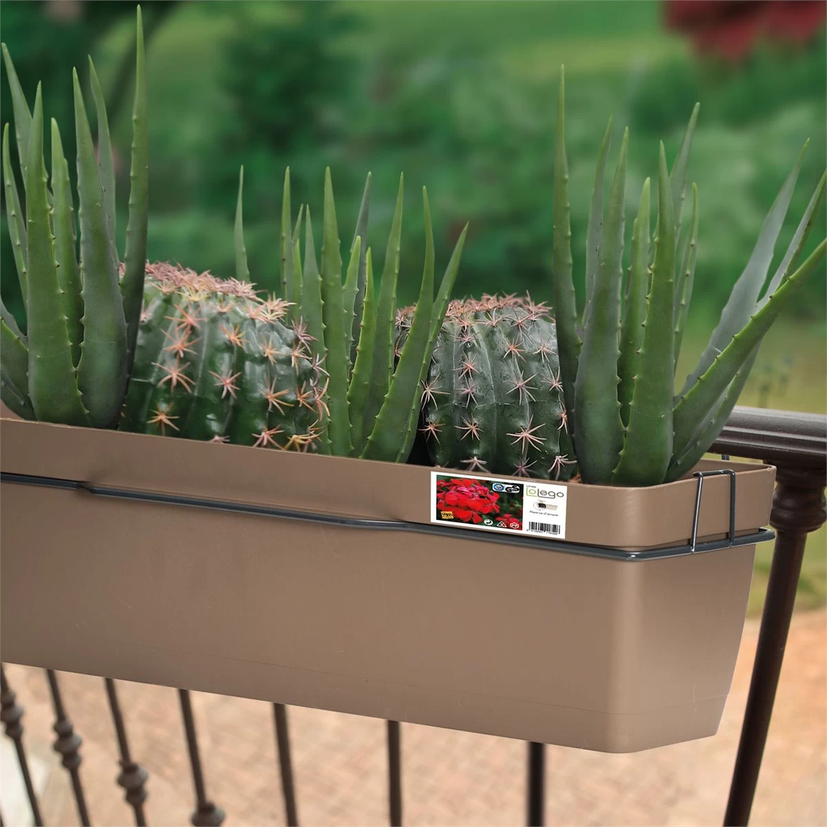 Jardinera 60 Cm Con Soporte Perimetral Metálico 6 Jardinera 60 Cm Con Soporte Perimetral Metálico - Imagen 4