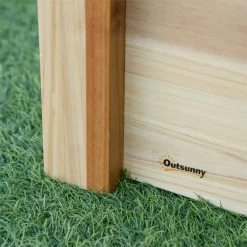 Outsunny Huerto Urbano De Madera Cuadrada 90x90x28 Cm Con 9 Compartimentos Extraíbles Arriate De Jardín Para Cultivos Plantas Flores Natural -Tienda de muebles de jardín 8f6545999583906e8d41f53f0c720a2cc26310d3 b54e62ed97bc4b28ad7fd949d98dae7f