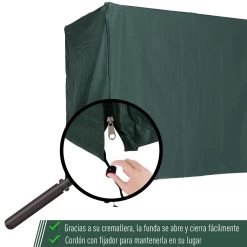 Outsunny Funda Para Columpio De Jardín Con Cremallera Cubierta Muebles Para Exterior Ideal Columpios 177x114x152cm Verde Oscuro -Tienda de muebles de jardín 90f98c3420e18c30de2f9372dacda078f867264b 47e28343541040f285d679b86143d1a6