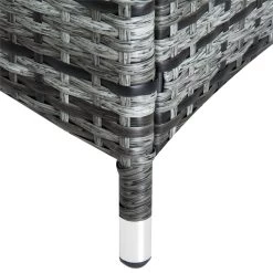 Outsunny Set De 2 Tumbonas Chaise Longue + 1 Mesa De Ratan Para Jardín O Terraza Sillas Con Cojín Y Respaldo Ajustable A 5 Niveles (Gris) -Tienda de muebles de jardín 90f98ded825dd4c691c8f2fc35b3fc6d75c78254 463889fa553a4a379bdf201baf38e959