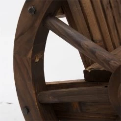 Outsunny Banco De Madera Jardín De 2 Plazas Con Apoyabrazos En Forma De Rueda Para Terraza Patio Balcón 108x66x95 Cm Marrón Rústico -Tienda de muebles de jardín 9131f9bbe130c55a2f4ebed776b7539821c6bfa4 00dad195eb1848528de37cda32f585c2