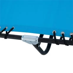Outsunny Tumbona Plegable Y Ajustable De 4 Posiciones Silla Reclinable De Jardín Con Sistema De Cordones Para Exterior Marco Acero 197x58x76 Cm Azul Claro -Tienda de muebles de jardín 91936d053ac9dca2eb0cf1bfd6df359f2fddf65f 39e7a94e4ff1446b887bfaa811bc6b1d