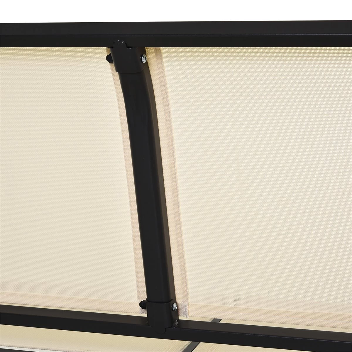 Outsunny Banco Balancín De 2 Plazas Silla Mecedora De Jardín Tubo De Metal Y Tela Texteline Transpirable Para Exterior Carga Máx. 200 Kg 120x70x85 Cm Beige 11 Outsunny Banco Balancín De 2 Plazas Silla Mecedora De Jardín Tubo De Metal Y Tela Texteline Transpirable Para Exterior Carga Máx. 200 Kg 120x70x85 Cm Beige - Imagen 9