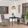 Juego De Comedor Para Jardín 3 Piezas Con Cojines Gris Y Negro VidaXL -Tienda de muebles de jardín 93c3ad0c0b5d8bcf1b5cce43f6a7094a8566beee 82ea4c1f52fb46f1ad3cb3447461f212