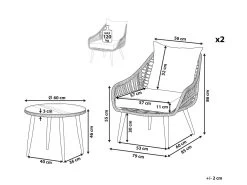 Conjunto De Balcón De Ratán Beige LAURETO -Tienda de muebles de jardín 945f1f3ae7389a1797bbbd11f26537f32240a508 82412fd8081241e296b1e0c544c17077