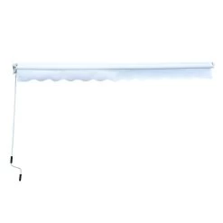 Outsunny Toldo Manual Plegable De Aluminio Ángulo Ajustable Con Manivela Para Exterior Balcón Jardín Terraza 3x2,5m Blanco -Tienda de muebles de jardín 94cc506995379c097d466fd9fa9eb51ca26d35ad b8b956f39b1d4e48b5daf440220abc0e