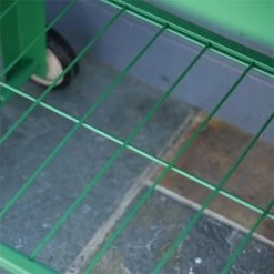 Outsunny Huerto Urbano Jardinera Elevada De Metal Cama De Jardín Con Ruedas Asa Lateral Y Estante Inferior Para Cultivo Plantas Hortalizas Flores 104x39x80 Cm Verde -Tienda de muebles de jardín 9694ebceb699cc54657aa5e987e8598905f8d226 c0b3589d295e447eabdd76c567e65d61