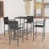 Conjunto De Bar Para Jardín 5 Piezas Ratán Sintético Gris VidaXL -Tienda de muebles de jardín 986b849c5f11c5f7d67a74205651e9f9d1bc5287 c6ba9678941f47f38906bf4daaa654a4