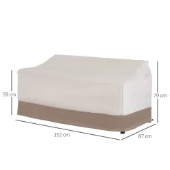 Outsunny Funda Protectora Para Banco 2-3 Plaza Cubierta De Muebles Impermeable Exterior Jardín Protección Contra Lluvia Y Sol 152x87x59/79cm 600D Tela Oxford 13 Outsunny Funda Protectora Para Banco 2-3 Plaza Cubierta De Muebles Impermeable Exterior Jardín Protección Contra Lluvia Y Sol 152x87x59/79cm 600D Tela Oxford -Tienda de muebles de jardín 9887ce89d242b1df11532e87013ab8ad3531b438 f472db3127d344de8225639788f3f77e