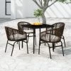 Juego De Comedor De Jardín De 5 Piezas Marrón VidaXL -Tienda de muebles de jardín 990a2040f8c42759c0dd54e4b132ad691980c8fb a33ffe6b454f4b679bde2ff5b7db9a84