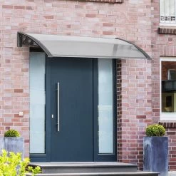 Outsunny Tejadillo De Protección 110x60 Cm Marquesina Exterior Para Puertas Y Ventanas Contra Sol Y Lluvia Con Soporte De PP Policarbonato Transparente -Tienda de muebles de jardín 9940ed190405040a393756263c2200122e7fa947 36f87c6c42ea43b4a420b8cb8ee85708