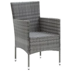 Set De Muebles Jardín 7 Pzas Con Cojines Ratán Sintético Gris VidaXL -Tienda de muebles de jardín 9a2516ed701ec49737ae481cb32601f841d4a7ce 820baf4934884593869cfeeb9010304e