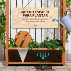 Outsunny Jardinera Enrejado Con Arco Macetero Con Soporte Para Trepadoras Cultivos Plantas Flores Decoración En Jardín Terraza Balcón 83x36x152 Cm Natural -Tienda de muebles de jardín 9a6f7512e5ccbb38888f32bb220c1fbfc1ab8a86 5df26103ba7d476eb1e32d15c1c10071