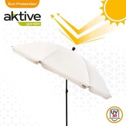 Sombrilla De Jardín Con Filtro Solar 240 Cm Color Beige Aktive Garden 11 Sombrilla De Jardín Con Filtro Solar 240 Cm Color Beige Aktive Garden -Tienda de muebles de jardín 9af89bf0115a9a7f066e8e11816626c72023ff7d a13e5cae37e54fc8b9ba66727b717a1d