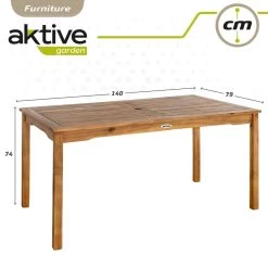 Mesa Jardín Madera Acacia Aktive Garden -Tienda de muebles de jardín 9bfa665e12f9a95df20488ab141124ba8ea58780 9ef136f2082a4388b975a30334e6ff78
