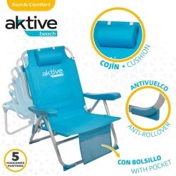 Silla Mochila Plegable Aluminio Aktive Beach 5 Posiciones -Tienda de muebles de jardín 9d2e175c0986b0fde56492e705dfc8d956174397 3a61d4152c2641e5bbc61e52708e9f16