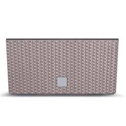 Prosperplast Jardinera Para Balcón Rato Case , Dimensiones (Mm) 395X185X195, Color Mocca