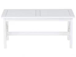 Mesa De Jardín De Madera De Acacia Blanca 100 X 55 Cm BALTIC -Tienda de muebles de jardín 9ec58905dd02cdc6e7e912046884328df97422c5 251776a371a147719586fb809a1c197c