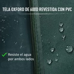 Outsunny Funda Para Columpio De Jardín Con Cremallera Cubierta Muebles Para Exterior Ideal Columpios 177x114x152cm Verde Oscuro -Tienda de muebles de jardín 9f96682e142e8f3331de8fac1d110ceb62660c8b 18a1e8ad86e9423694e16d5b2d5b9f31