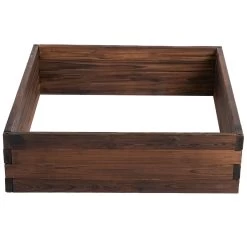 Outsunny Huerto Urbano Jardinera De Madera Maciza De Abeto Cama De Plantación De Jardín Para Cultivo Plantas Flores Hierbas 80x80x22,5 Cm Marrón -Tienda de muebles de jardín 9fcf576d9ba5a31004eaf29bd1b37f88f4cb9cd7 a2327d163a594d4e996d396e126e841d