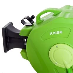 Outsunny Carrete Para Manguera 15M+1,5M Soporte Mural Portamanguera Roll-up Automático Giratorio 180° Con Pistola De Pulverización Base De Pared Conector De Manguera Para Jardín Terraza -Tienda de muebles de jardín a02615fe08e76f6d379f511db58e282a69515eb9 174c5206cc244202a426957383959040