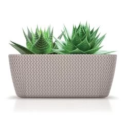 Prosperplast Jardinera Para Balcón Splofy Case 4L., Dimensiones (Mm) 297X145X133, Color Blanco -Tienda de muebles de jardín a03083ef0ef0de335f5e5628930968a8372f6c4e ef6ce96a018940a1b274d81c7ce852d2