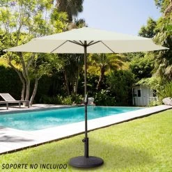 Sombrilla Para Terraza Y Jardín Ø270 Cm C/protección UV50 Aktive -Tienda de muebles de jardín a04aceb00a816d00709782c79c9e8a8b93dcd8fe f84b4ff74e6045e1b51969a2328a275f