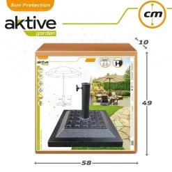Soporte Poliresina Para Parasol Cuadrado 38-48 Aktive Garden -Tienda de muebles de jardín a1bd3fd43fd3d49fb8af108c05066ede59b8206c b24a0464071347f98cc45381be322f2e