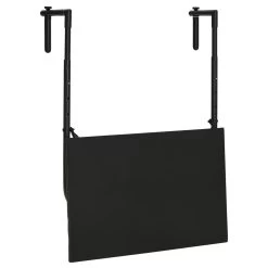 Outsunny Mesa Colgante Para Balcón Mesa De Pared De Acero Con Altura Ajustable En 4 Posiciones Carga Máx. 15 Kg Para Terraza Jardín 60x60,5x56-71 Cm Negro -Tienda de muebles de jardín a20c9d147bd5f55f74ed088ee3ddc5a85537f1fd 141a2c763c2146c1bf4d5a01a44b0e35